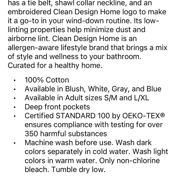 Terry Robe - Soft blue - Picture 11 of 11